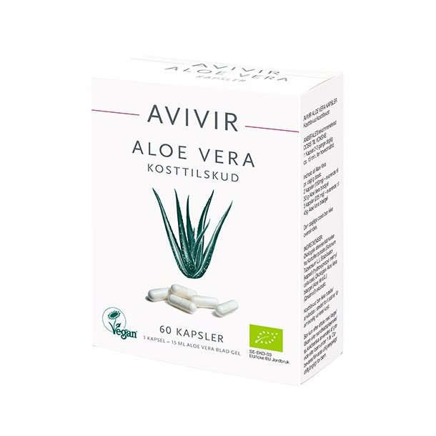 AVIVIR Aloe Vera kapsler, 60 kapsler