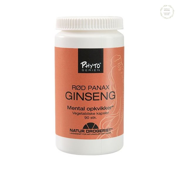 Ginseng, Rd Panax, 90 kapsler