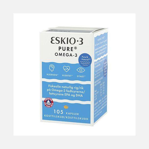 Eskio-3 Pure Omega-3 105 kapsler