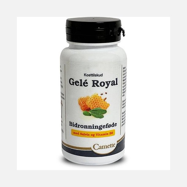 Gel Royal m. Salvie + Vitamin B6 Camette, 200 mg, 120 kapsler