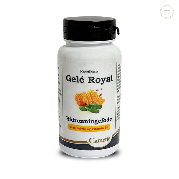 Gel Royal m. Salvie + Vitamin B6 Camette, 200 mg, 120 kapsler