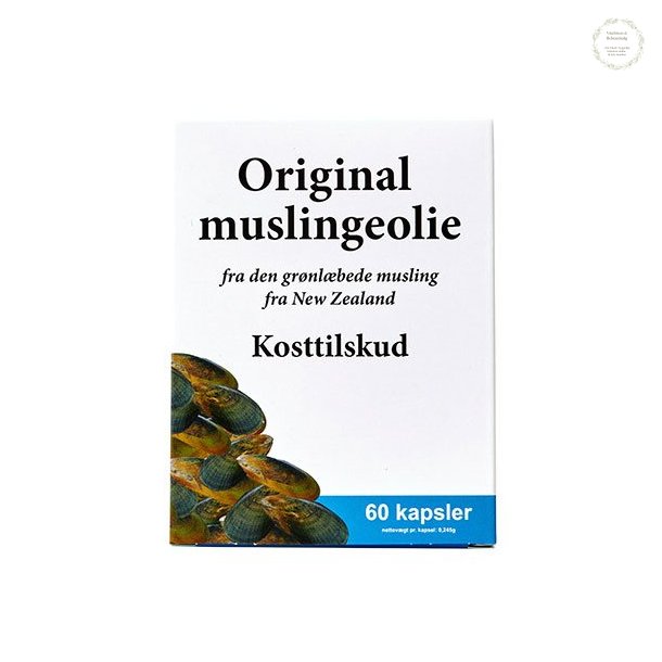 Original muslingeolie, 60 kapsler