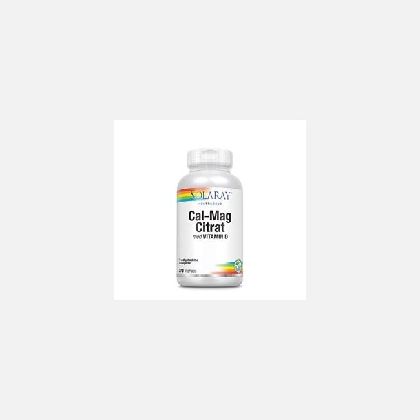 Cal-Mag Citrat med vitamin D, 270 kapsler