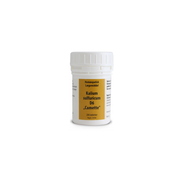 Cellesalt 6, Kalium sulfuriricum, 200 tabletter