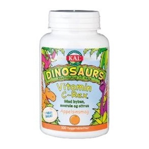 Dinosaurs C-Rex tyggetabletter, 100 stk.