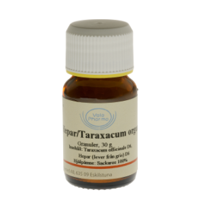 Hepar/Taraxacum organocomp., 30 gram