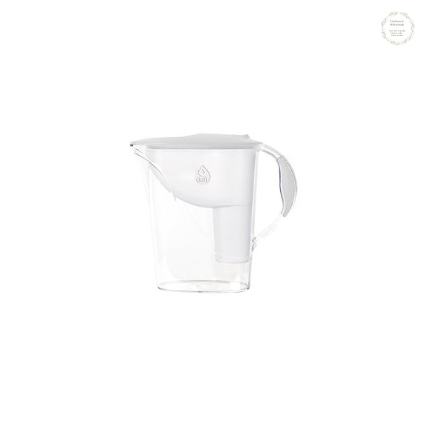 Dafi filterkande, 1,2 + 1,2 liter, hvid