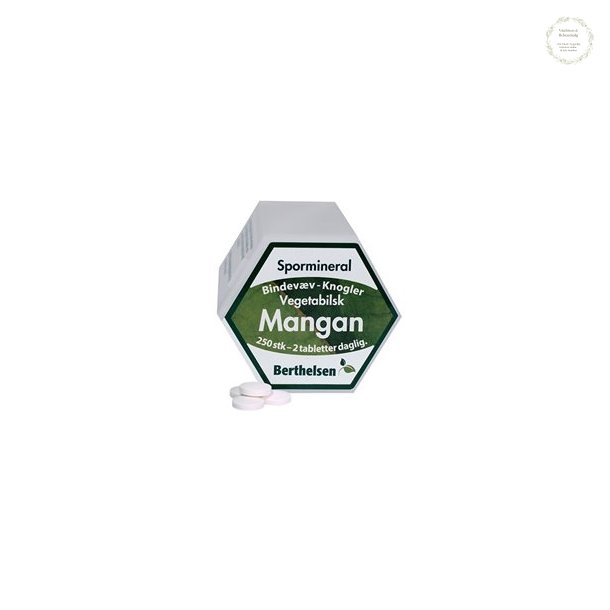 Mangan, 1,9 mg, 250 tabletter