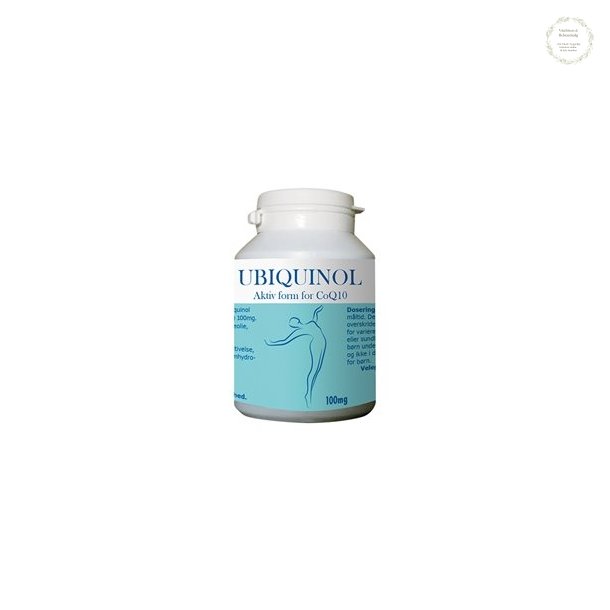 Ubiquinol aktiv Q10, 60 kapsler