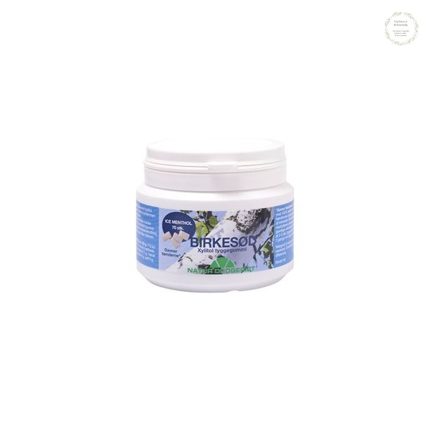 Birkesd tyggegummi, Ice Menthol 70 stk.
