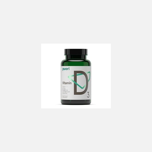D3-vitamin, Puori, 120 kapsler